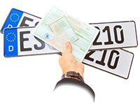 plaque immatriculation