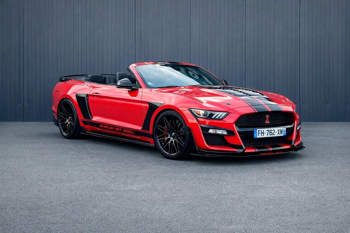 coeur - MUSTANG CONVERTIBLE V8 GT 5.0 BVA6 421CV LOOK SHELBY GT 500